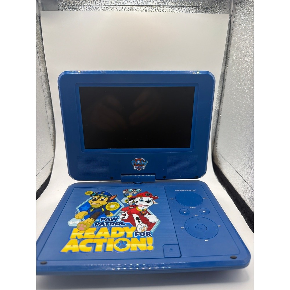 PAW Patrol 7" Portable DVD Player Blue W/ Swivel Screen